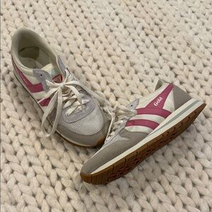 Gola Pink and Gray Athletic Shoes
